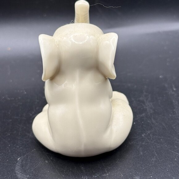 Lenox Handcrafted Ivory Ceramic Elephant Figurine With Gold Accents 3” Tall - Picture 3 of 5